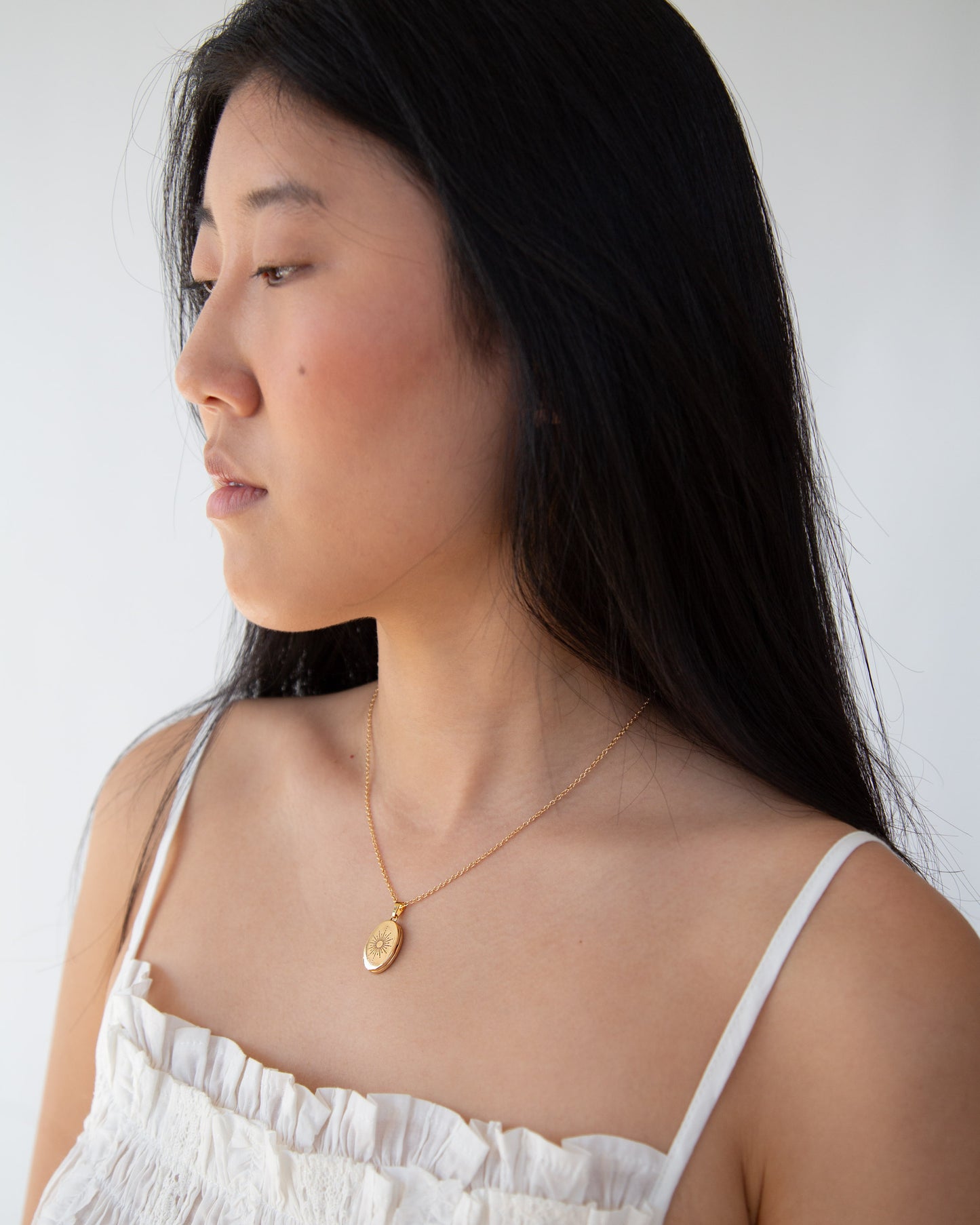 Soleil Locket Necklace